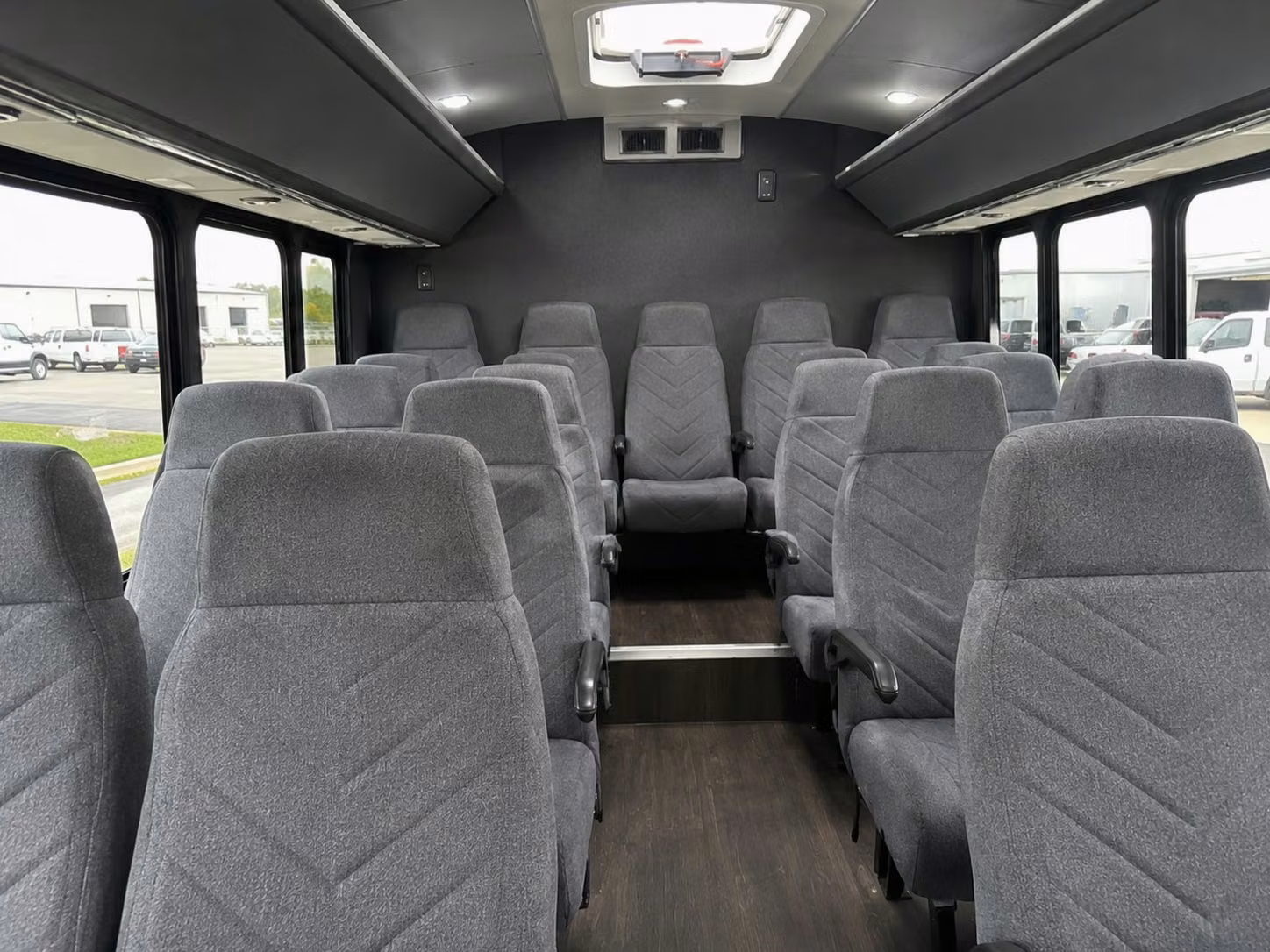 15 passenger minibus interior