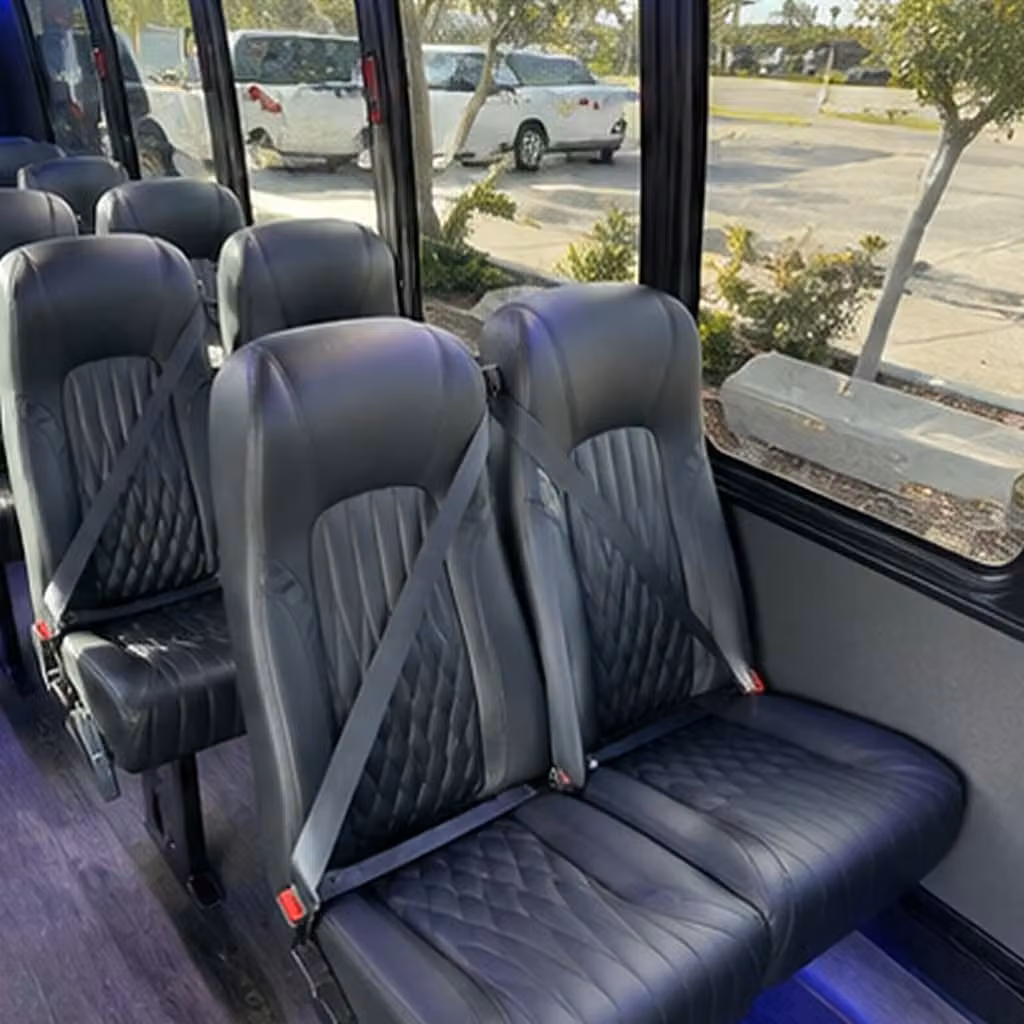 25 passenger minibus interior