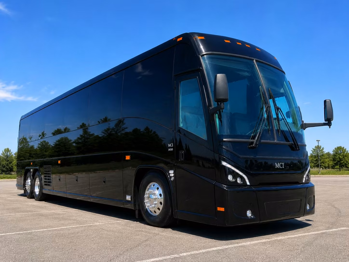 56 passenger charter bus