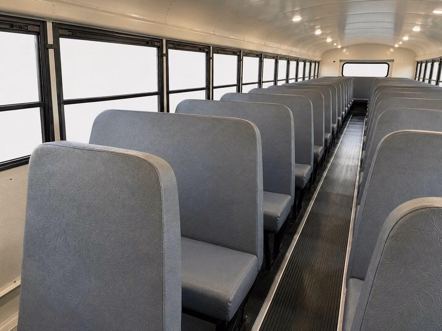 school bus inside