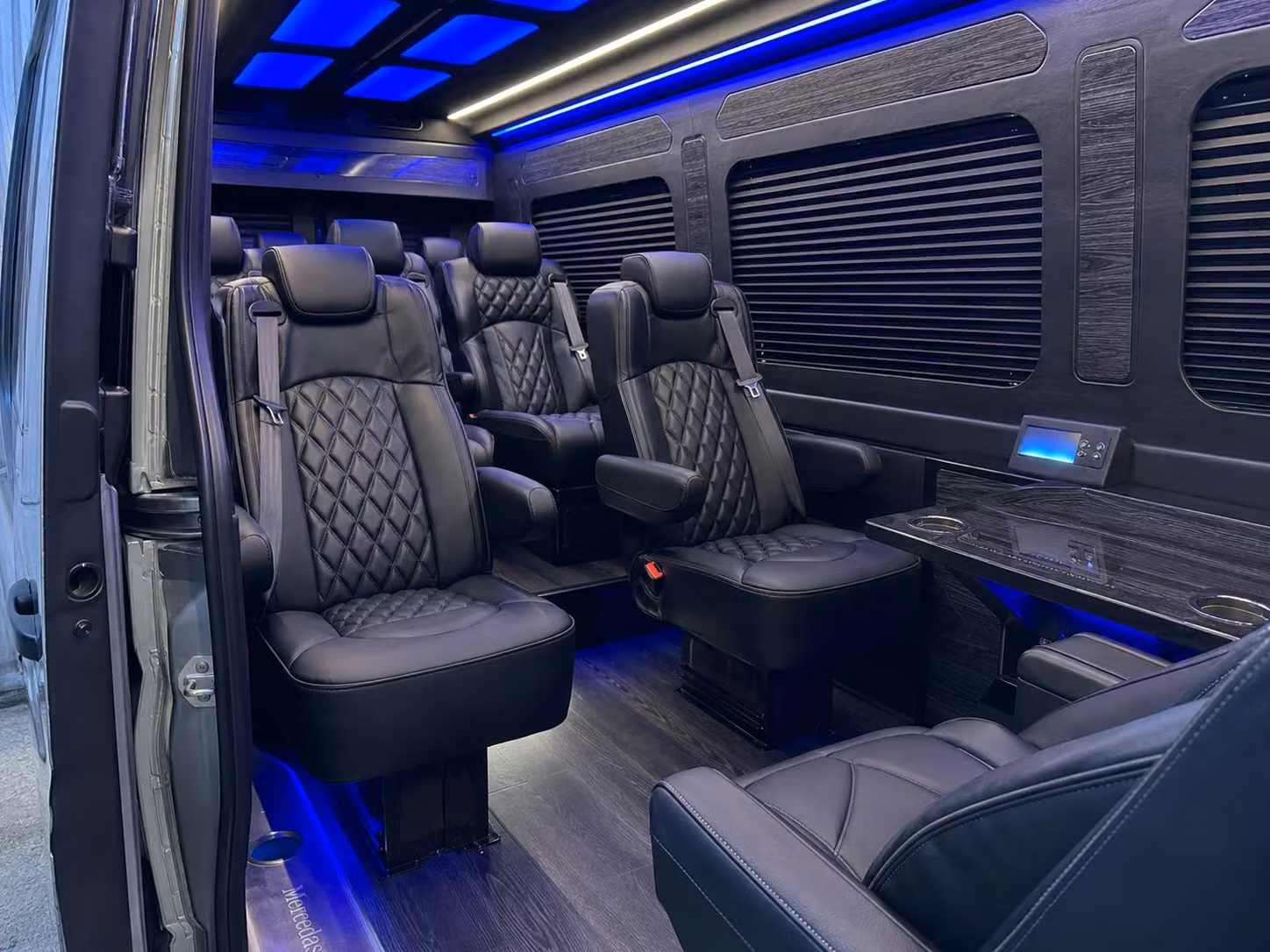 sprinter van transportation for groups and events across raleigh