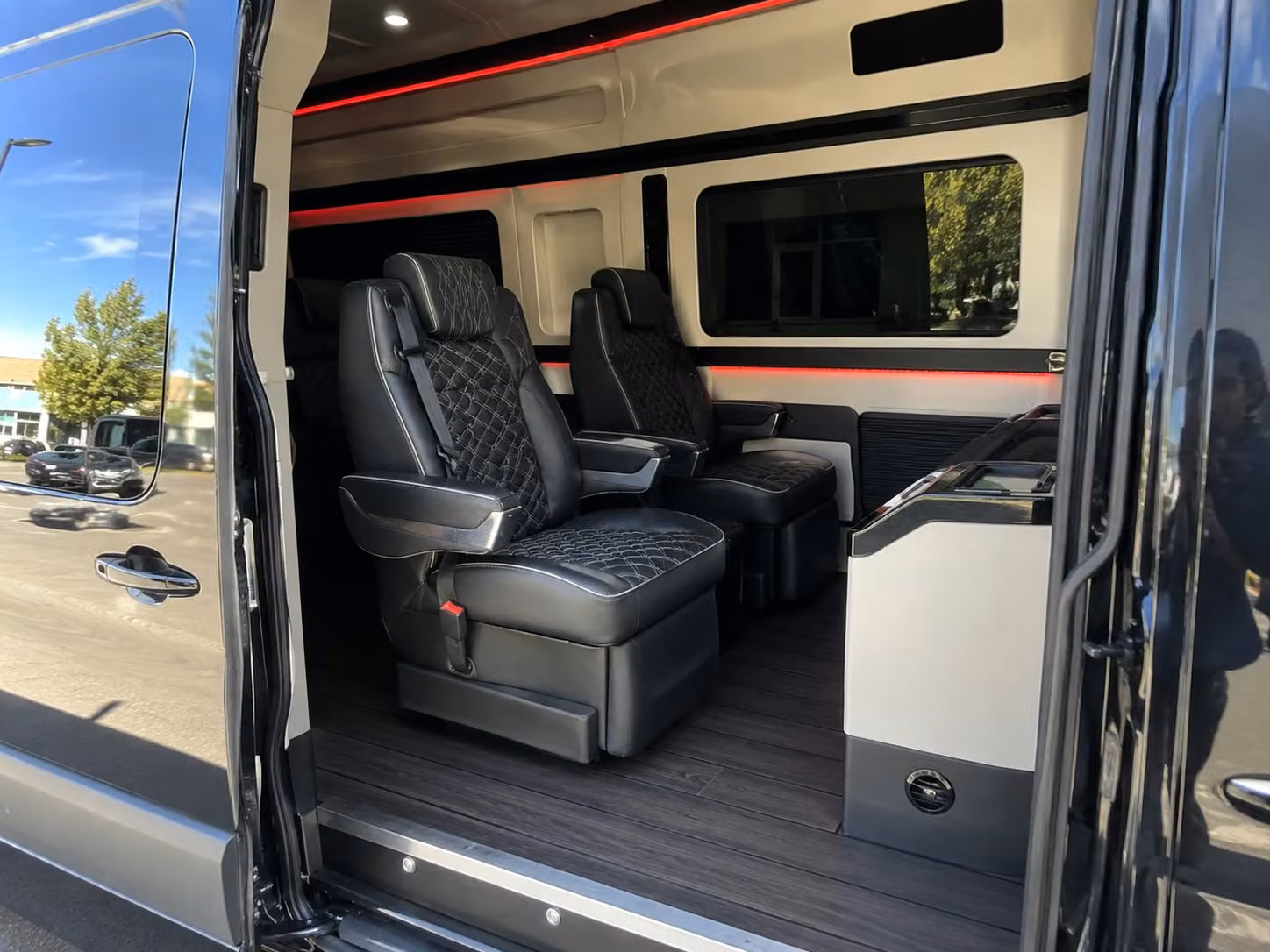 sprinter van with driver interior